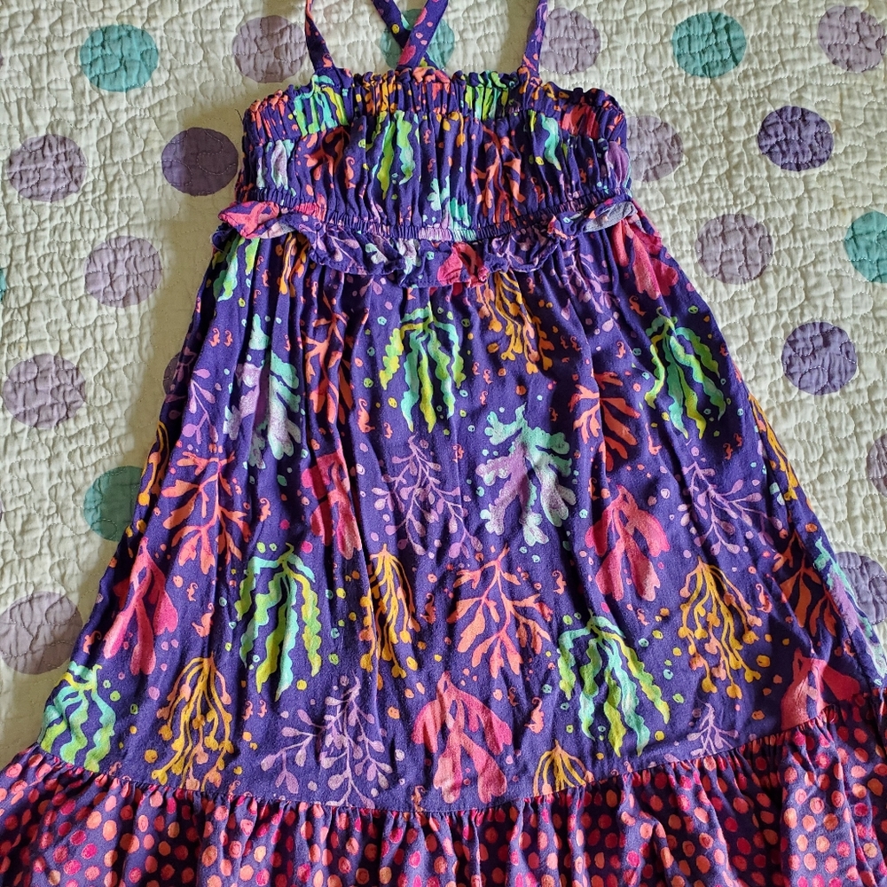 *ISO*  purple under the sea maxi dress 5 / 6 / 7 / 8